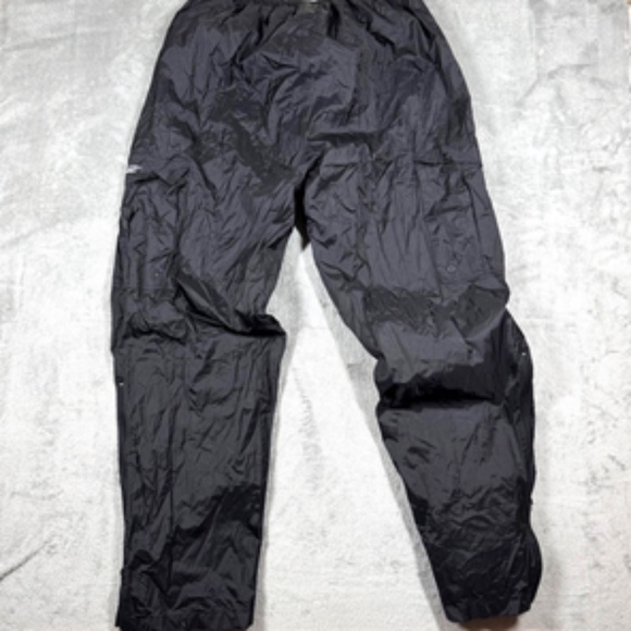 Stearns Dry Wear Pants Mens 2XL Black Rain Mesh Lined Snap Outdoor Waterproof - Picture 1 of 16